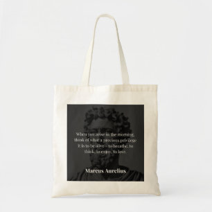 Marcus Aurelius's Ochtendreflectie Tote Bag
