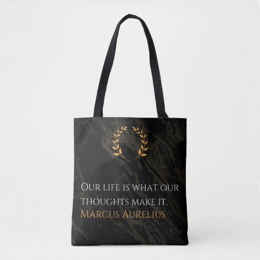 Marcus Aurelius's Waarheid: Het leven vormgeven Tote Bag (Voorkant)