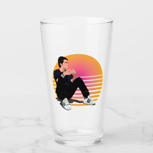 Marcus Baker retro vibe 90s Glas (Voorkant)