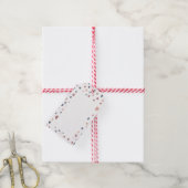 Marcus Confetti Watercolor Stippen Cadeaubijsluite Cadeaulabel (Met Touw)