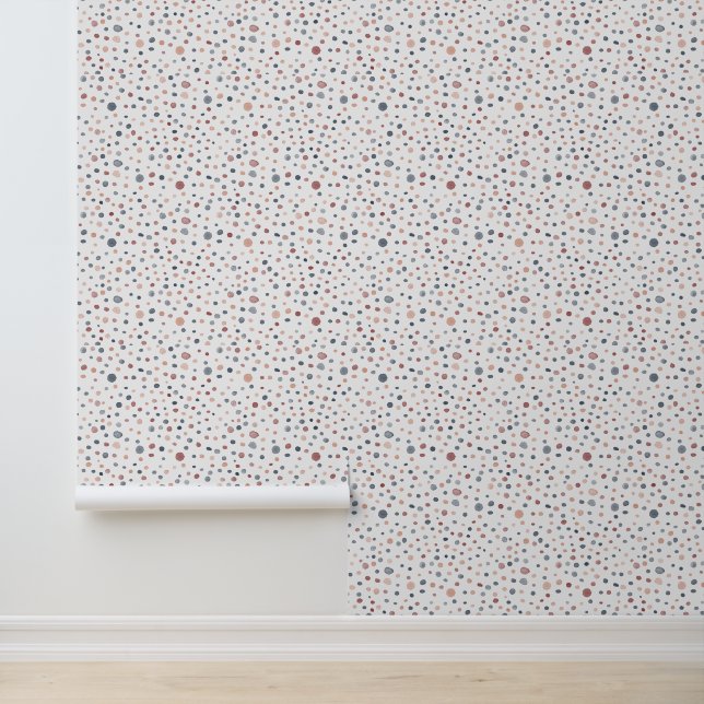 Marcus Confetti Waterverf Stippen Behang (Applicatie)