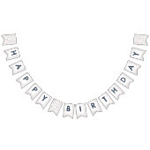 Marcus Confetti Waterverf Stippen Bunting Flag Vlaggetjes (Alle)