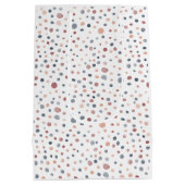 Marcus Confetti Waterverf Stippen Geschenktas Medium Cadeauzakje (Achterkant)