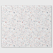 Marcus Confetti Waterverf Stippen inpakpapier (Vlak)