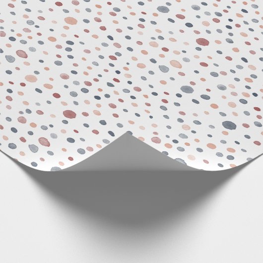 Marcus Confetti Waterverf Stippen inpakpapier (Hoek)