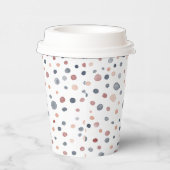 Marcus Confetti Waterverf Stippen Papieren Beker (Rechts)