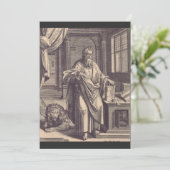 Marcus de Evangelist Feestdagenkaart (Staand voorkant)