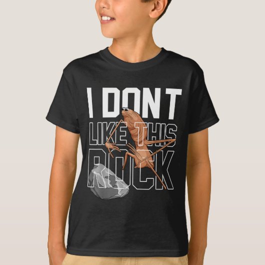 Marcus De Worm Ik Hou Niet Van Deze Steen Grappige T-shirt (Voorkant)