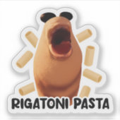 Marcus de Worm - Rigatoni Pasta Sticker (Voorkant)