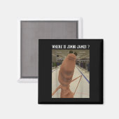 Marcus De Worm Waar Is Jimbo James Meme  Magneet (Voorkant / Achterkant)