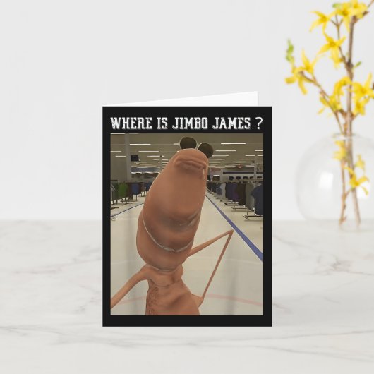 Marcus de worm, waar Jimbo James Meme is Kaart (Gele Bloem)