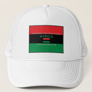 Marcus Garvey African Colors Flag Trucker Hat Pet
