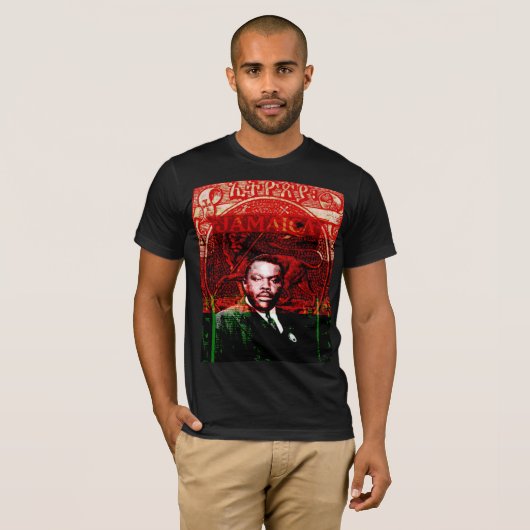 Marcus Garvey Black Revolutionair T-shirt (Voorkant volledig)