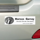 Marcus Garvey Bumpersticker (Op auto)