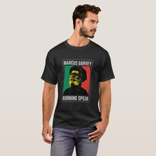 Marcus Garvey - Burning Spear Essential T-shirt (Voorkant volledig)