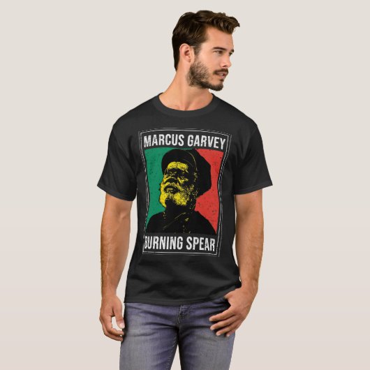 Marcus Garvey - Burning Spear Essential T-shirt (Voorkant volledig)