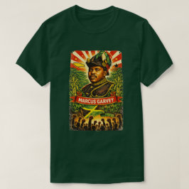 Marcus Garvey Pan-Afrikaanse Revolutie T-Shirt