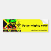 marcus garvey quote bumpersticker (Voorkant)