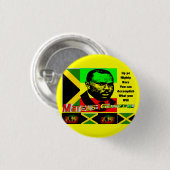 Marcus garvey ronde button 3,2 cm (Voorkant /achterkant)