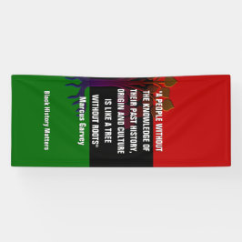 Marcus Garvey TREE ZONDER ROOTS Black History Spandoek