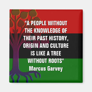 Marcus Garvey TREE ZONDER ROOTS Magneet