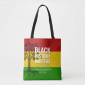 MARCUS GARVEY Zwarte Geschiedenis Tote Bag (Voorkant)