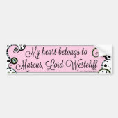 Marcus, Lord Westcliff Bumpersticker (Voorkant)