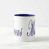 Marcus, naam, Logo, Blue Combo Coffee Mok. Mok (Midden)