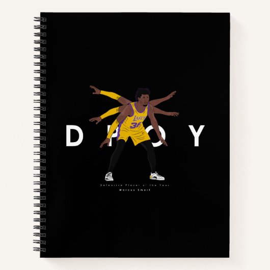 Marcus Smart DPOY | Los Angeles Lakers Notitieboek (Voorkant)