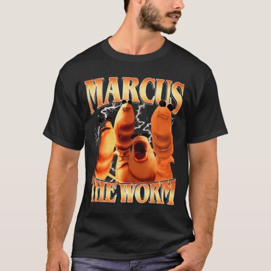 Marcus The Worm Bootleg Voor Mannen Vrouwen Meme F T-shirt (Voorkant)
