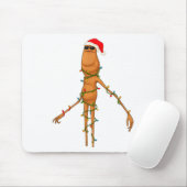 Marcus The Worm, Funny Christmas Lights  Muismat (Met muis)