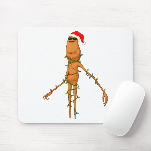 Marcus The Worm, Funny Christmas Lights  Muismat (Met muis)