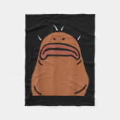 Marcus The Worm Halloween Costume  Fleece Deken (Voorkant)