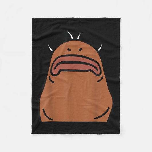 Marcus The Worm Halloween Costume Fleece Deken (Voorkant)