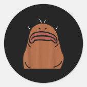 Marcus The Worm Halloween Costume  Ronde Sticker (Voorkant)