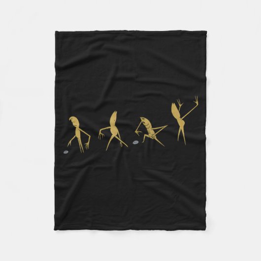 Marcus The Worm I Don't Like This Rock It's Ing Me Fleece Deken (Voorkant)