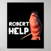Marcus The Worm Meme Funny Graphics Vrchat Robert  Poster (Voorkant)