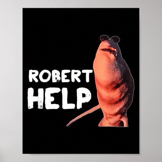 Marcus The Worm Meme Funny Graphics Vrchat Robert  Poster (Voorkant)