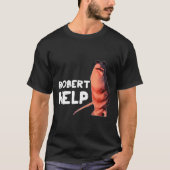 Marcus The Worm Meme Funny Graphics Vrchat Robert  T-shirt (Voorkant)