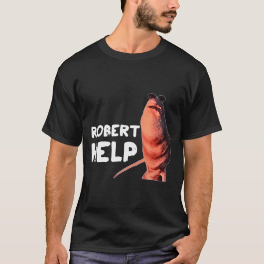 Marcus The Worm Meme Funny Graphics Vrchat Robert  T-shirt (Voorkant)