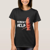 Marcus The Worm Meme Funny Graphics Vrchat Robert  T-shirt (Voorkant)