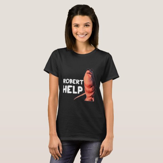 Marcus The Worm Meme Funny Graphics Vrchat Robert  T-shirt (Voorkant volledig)