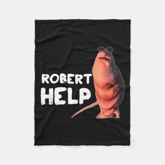 Marcus The Worm Meme Grappige Afbeeldingen Vrchat Fleece Deken (Voorkant)