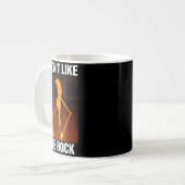 Marcus The Worm Meme Robert I Don't Like This Rock Koffiemok (Voorkant links)