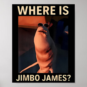 Marcus The Worm Waar Is Jimbo James Grappige Meme  Poster