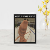 Marcus The Worm Waar Is Jimbo James Meme  Kaart (Gele Bloem)