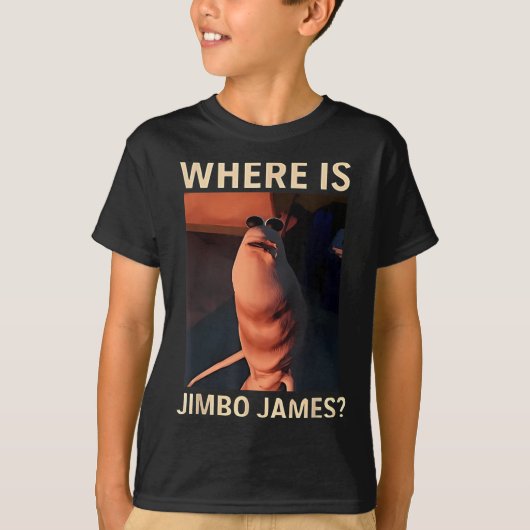 Marcus The Worm Where Is Jimbo James Funny Meme T-shirt (Voorkant)
