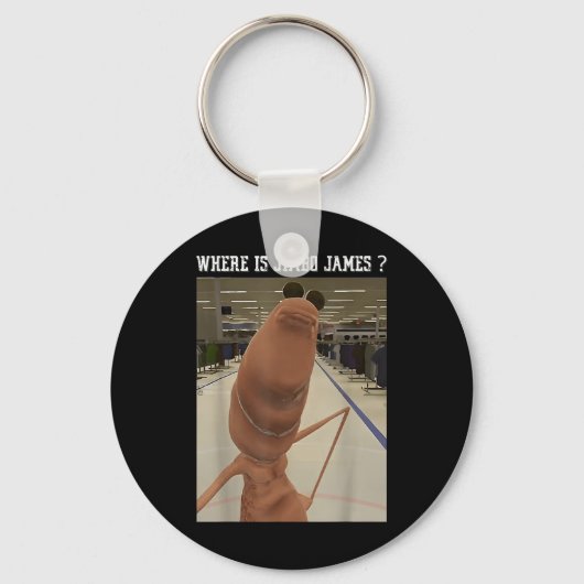 Marcus The Worm Where Is Jimbo James Meme Sleutelhanger (Voorkant)