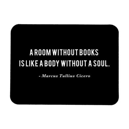 Marcus Tullius Cicero Boeken Citaat Magneet (Horizontaal)