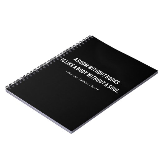 Marcus Tullius Cicero Boeken Citaat Notitieboek (Linkerzijde)